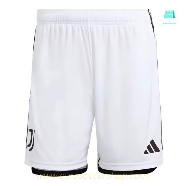 2023-2024 Juventus Away Shorts (White)