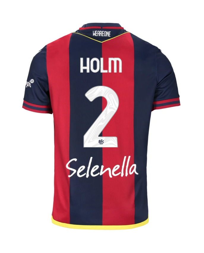 HOLM's Bologna Home Jersey for the 24-25 Season
