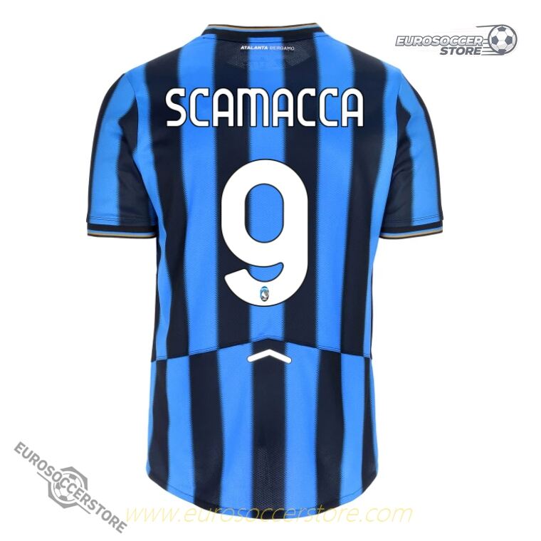 Atalanta Home SCAMACCA 9 Football Jersey 25-26 Season