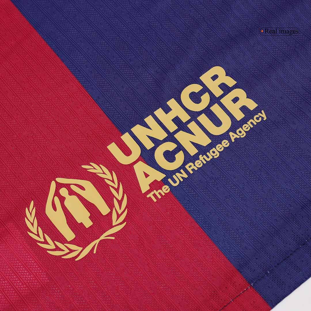 Player Version RAPHINHA #11 Barcelona Home Soccer Jersey 2024/25Authen