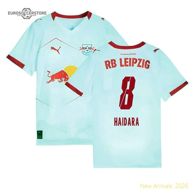 Superior 2025-2026 Red Bull Leipzig Home Shirt (kids) (haidara 8)