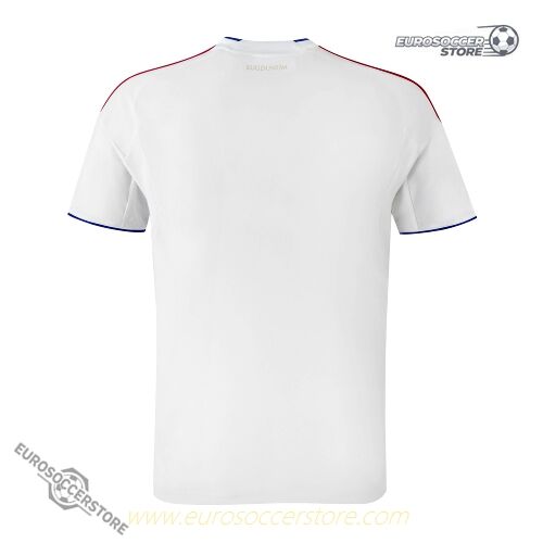 Olympique Lyonnais Lyon Home Football Jersey for the 25-26 Season