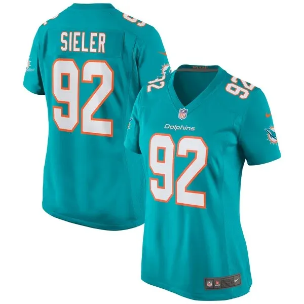 None Zach Sieler Game Jersey - Aqua | NFL Player Jersey | NFL Football