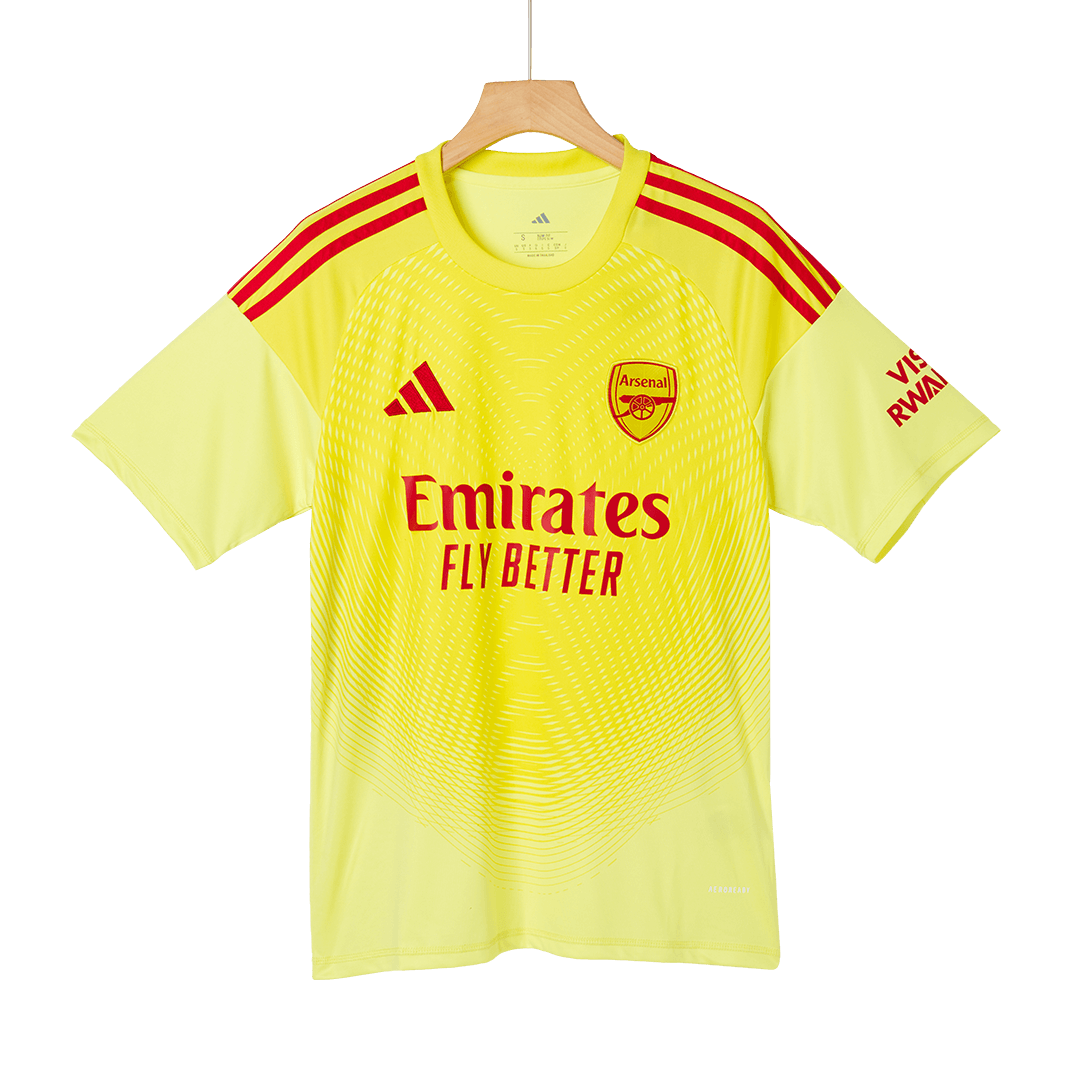 Arsenal Goalkeeper Soccer Jersey 2025/26 Yellow