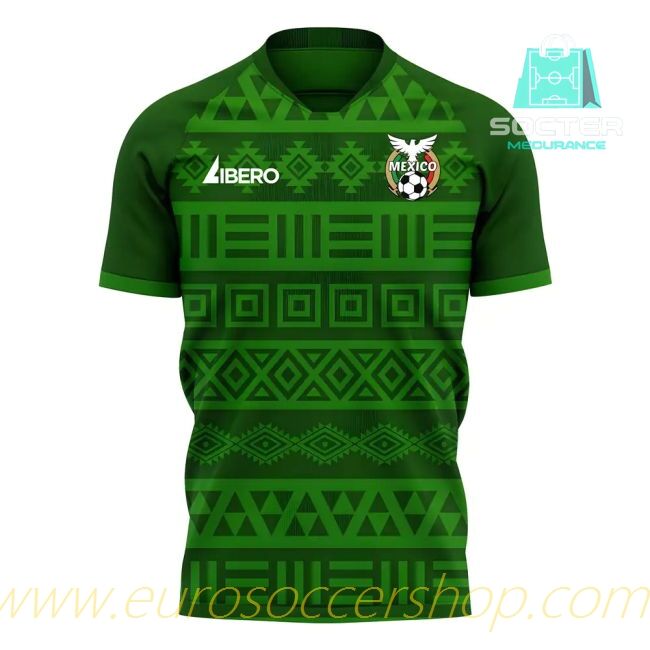 2025/26 Campaign Match Quality Mexico Home Football Shirt Design Concept
