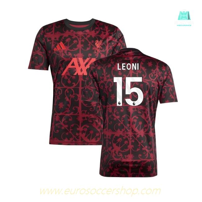 2025-2026 Liverpool Pre-Match Shirt (Black) (Leoni 15)