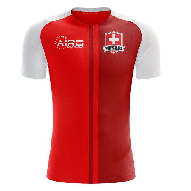 Womens Switzerland Football Squad Fashionable Home Football Shirt