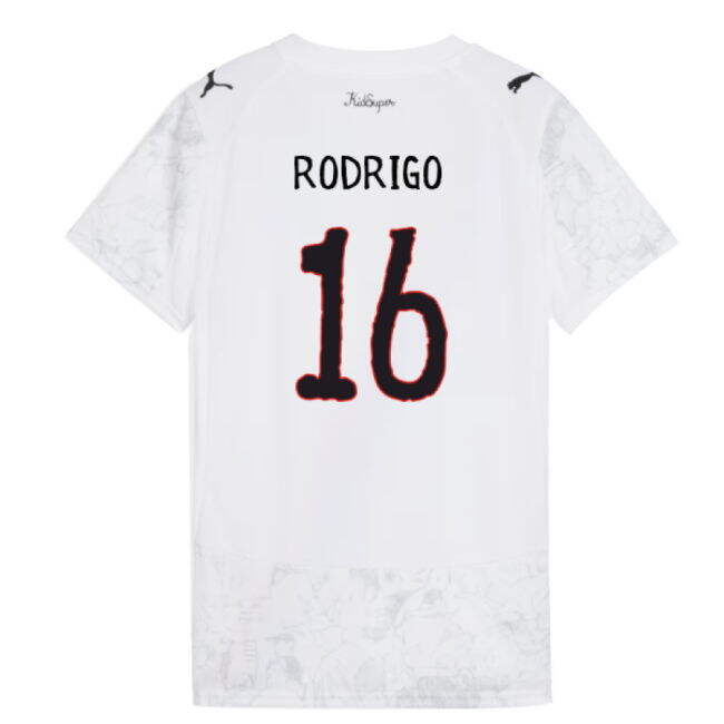 2025-2026 KIDSUPER x Manchester City CWC Shirt (White) - Womens (Rodrigo 16)