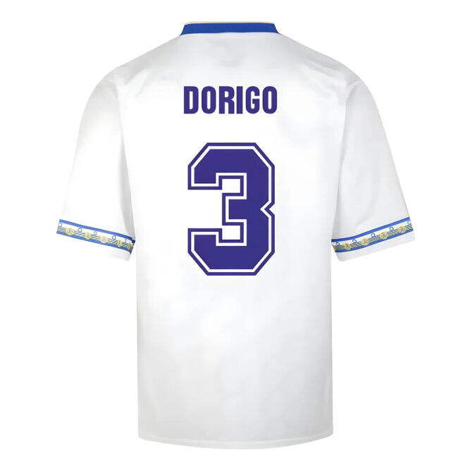 Top Tier Leeds Admiral Retro Football Shirt Dorigo #3 Modern Style...