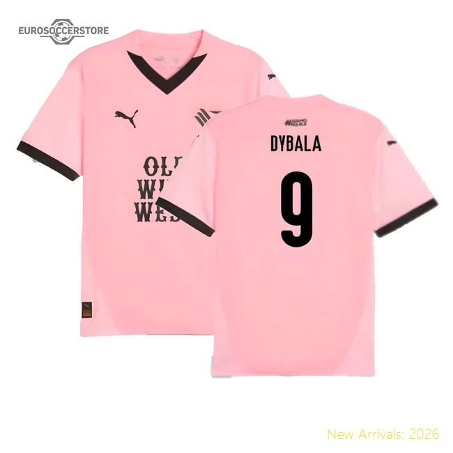 2024-2025 Palermo Fc Home Shirt (dybala 9) - Official Design