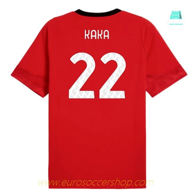 2025-2026 AC Milan Training Jersey (Red) (Kaka 22)