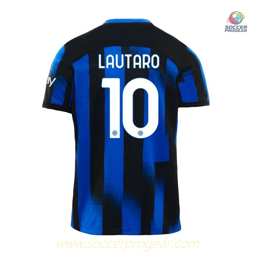 INTER MILAN Genuine HOME CHILDREN'S KIT JERSEY 2023 2024 LAUTARO
