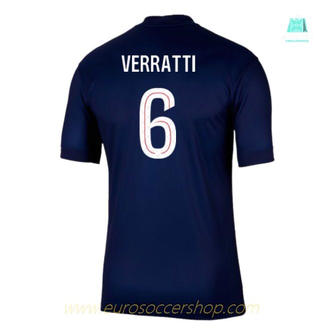 2025-2026 PSG Paris Saint Germain Home Shirt (Verratti 6)