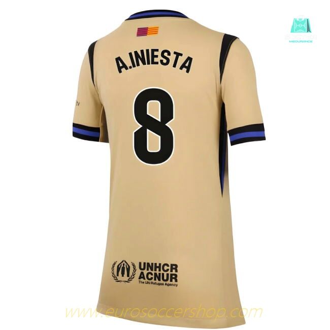 2025-2026 Barcelona Away Shirt (Kids) (A.Iniesta 8)
