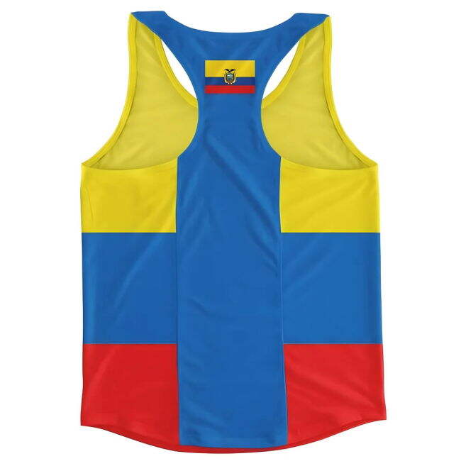Ecuador Flag Running Vest