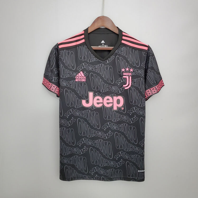 21-22 JUVENTUS BLACK CONCEPT SOCCER SHIRT JERSEY - Official Replica