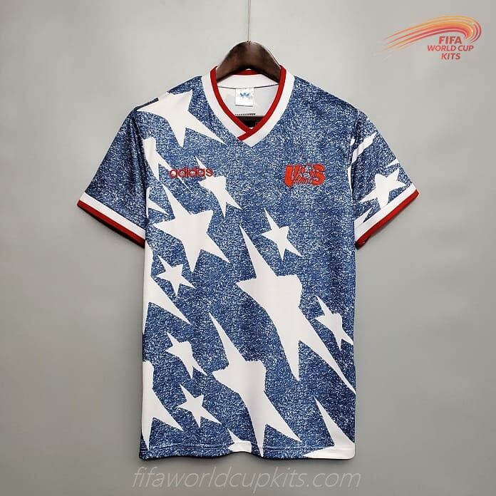 USA 1994 Away Blue Football Kit