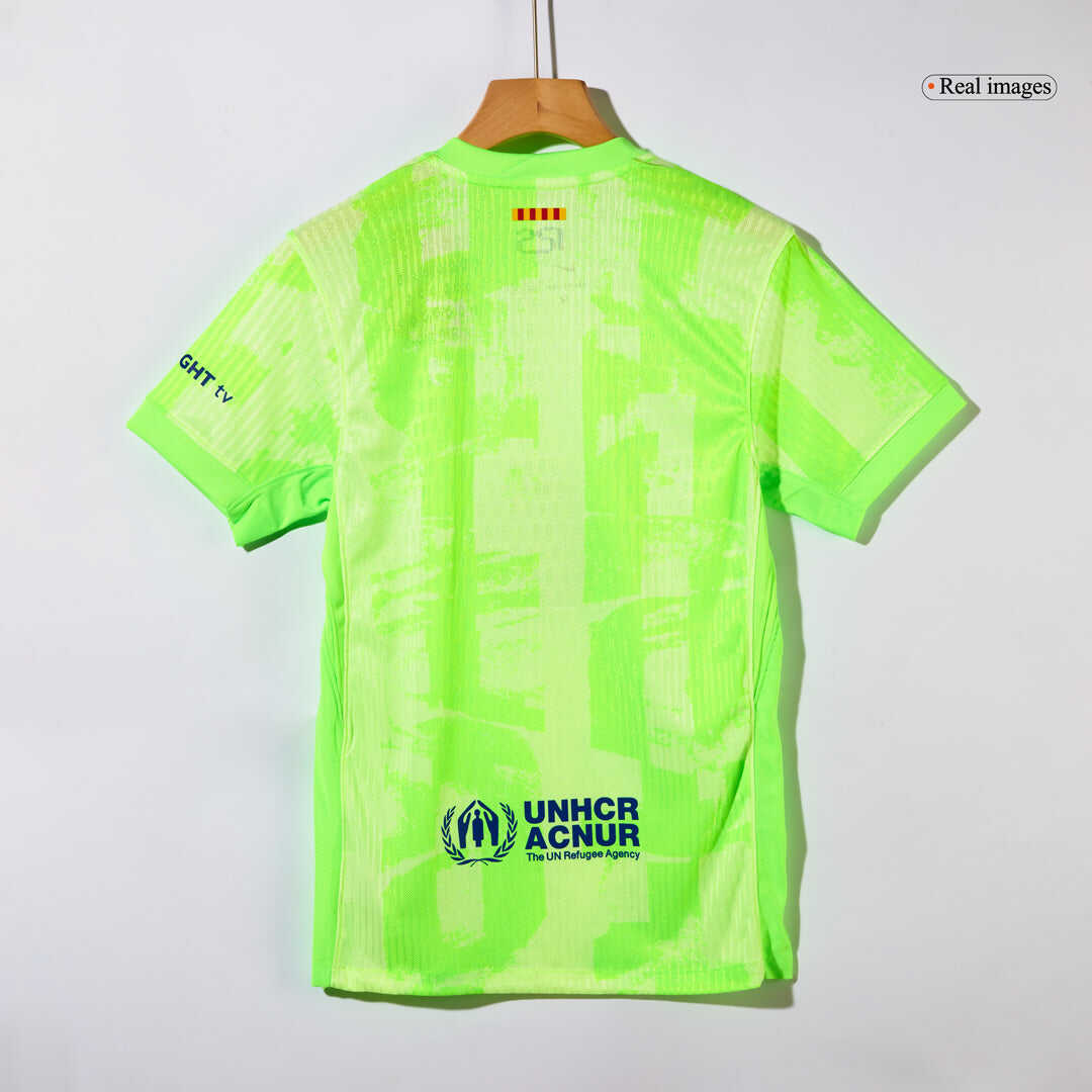 Player Version Barcelona Third Away Soccer Jersey 2024/25- Spotify Log
