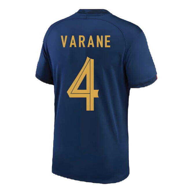 Convenient 2022-2023 France Home Shirt (VARANE 4) Avant-garde