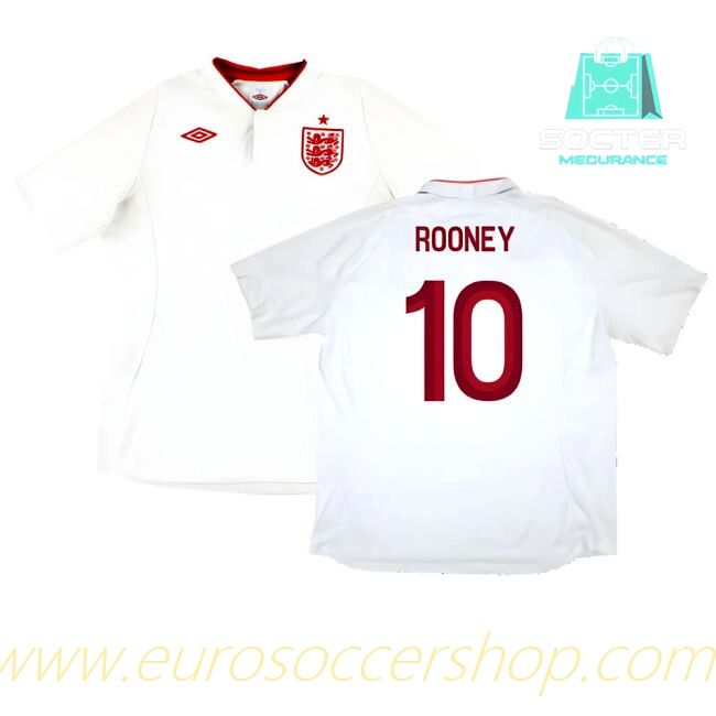 England Home Football Shirt (Rooney 10)