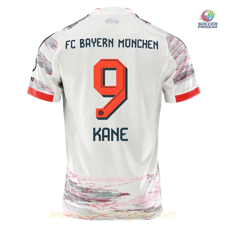 Bayern Munich Away Team Shirt 2025/26 Collection Kane