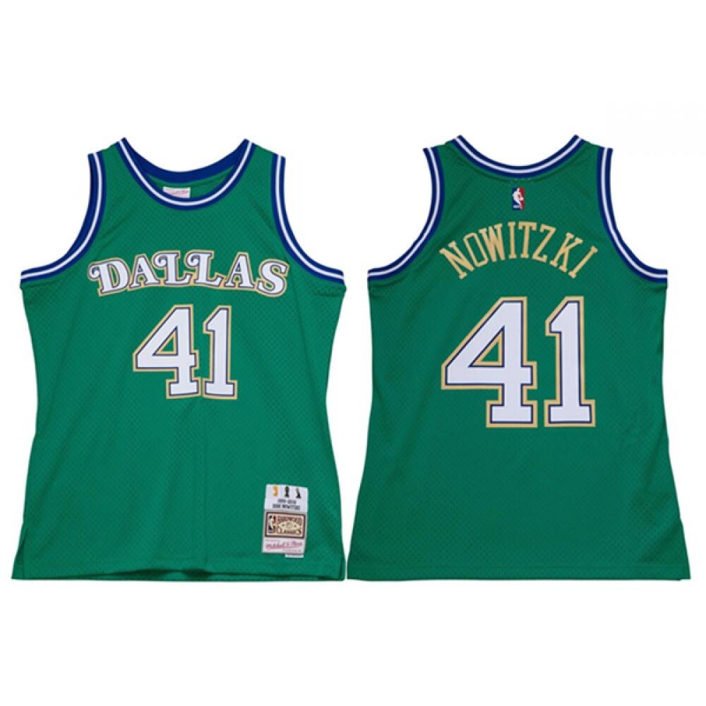 41 Dallas Mavericks Green Jersey - - Basketball Fan Gear