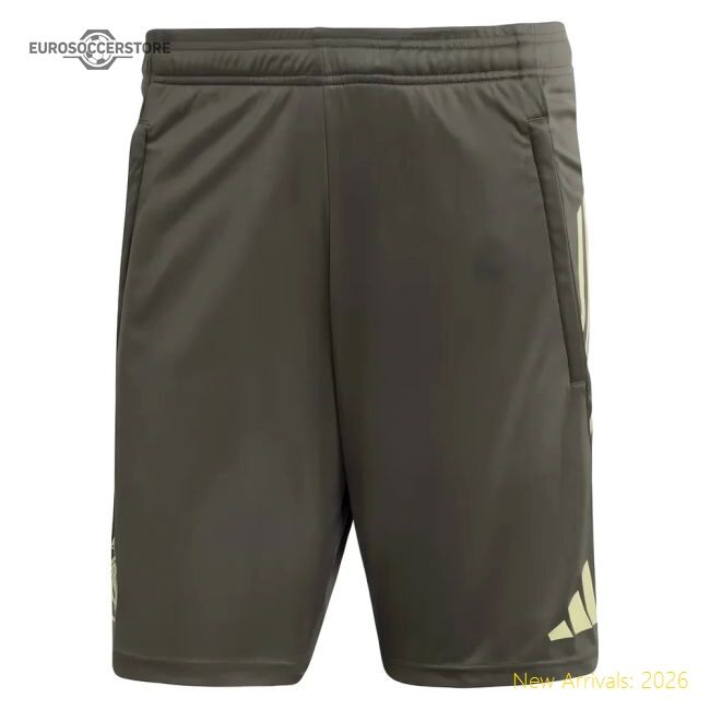 2025-2026 Real Madrid Training Shorts (utility Grey) - Supporter Edition