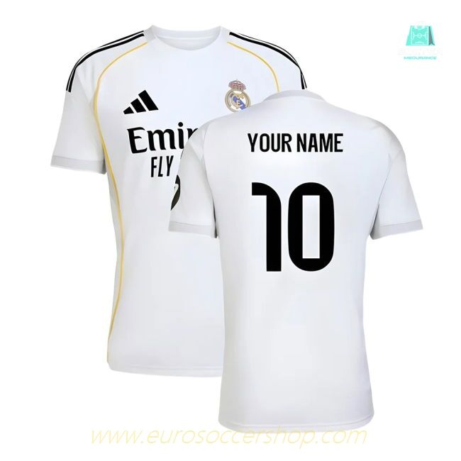 2025-2026 Real Madrid Home Shirt (Your Name)
