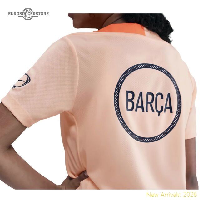 Supporter 2025-2026 Barcelona Third T90 Strike Training Shirt (Orange) -