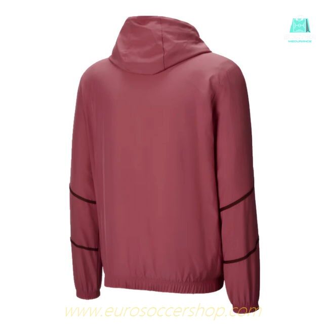 2024-2025 Man City Prematch Woven Jacket (Dusty Orchid)