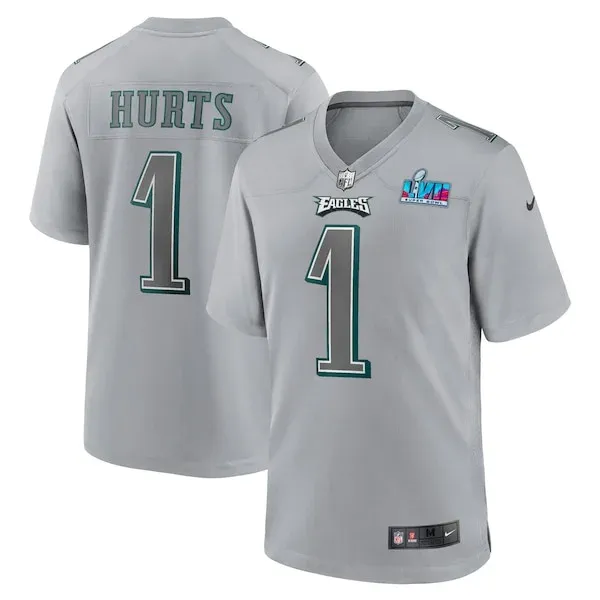 None Jalen Hurts Game Jersey - Gray | NFL Player Jersey | NFL Football