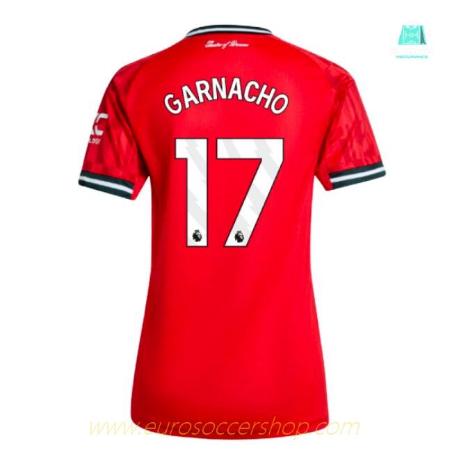 2025-2026 Man Utd Home Shirt (Womens) (Garnacho 17)