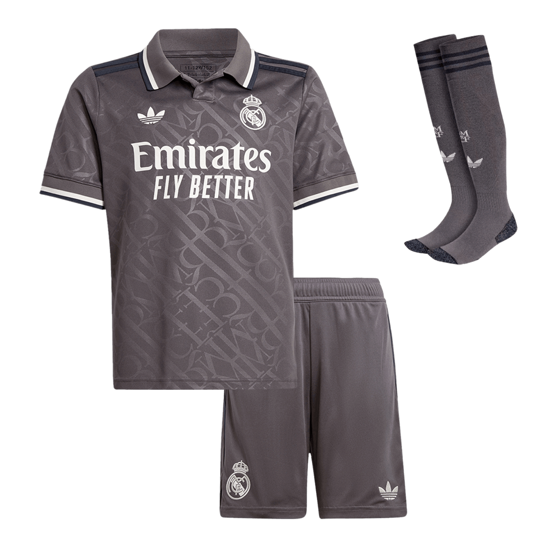 Kid's Real Madrid Third Away Soccer Jersey Kit(Jersey+Shorts+Socks) 20