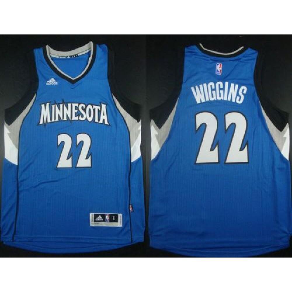 Genuine Men's Timberwolves #22 Andrew Blue Basketball Jersey