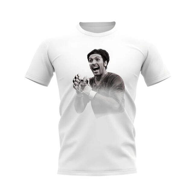 Gigi Buffon Legend T-Shirt (White) Euro Authentic Performance