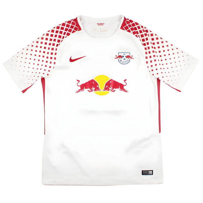Red Bull Leipzig 2017-18 Home Shirt (M) Augustin #29 (Excellent)