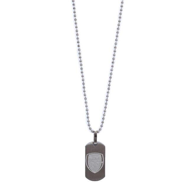 Arsenal FC Matt Finish Dog Tag & Chain - fan gear