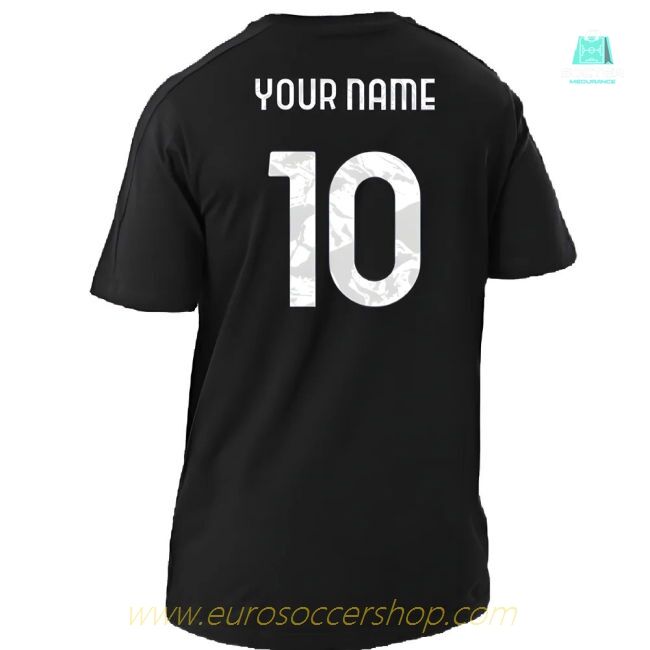 2024-2025 Juventus DNA Tee (Black) (Your Name)