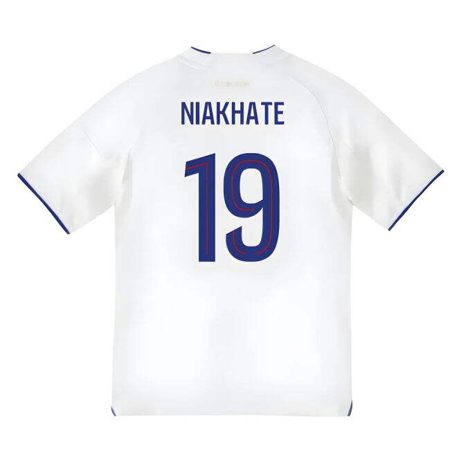 Fan Gear Lyon Olympique Lyon Home Shirt Kids Niakhate #19 Professi...