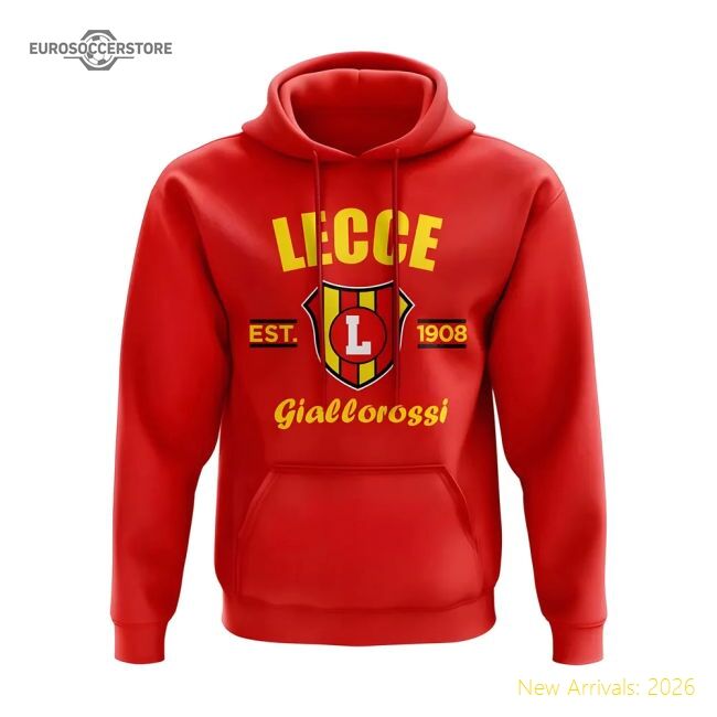 Supporter Authentic Lecce Established Hoody (Red)