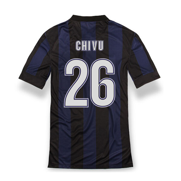 13-14 Inter Milan 26 Chivu Home Soccer Jersey Shirt - Official