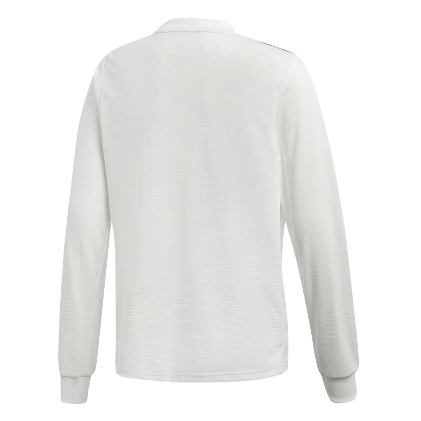 Match Quality Real Madrid Home 201819 LS Black Soccer Jersey Shirt