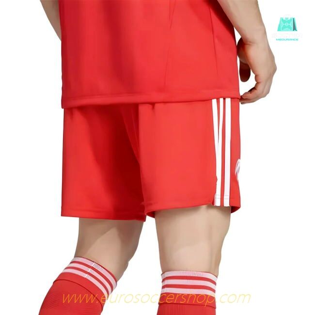 2025-2026 Bayern Munich Third Goalkeeper Shorts (Pure Ruby)