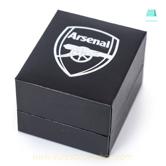 Arsenal FC 18ct Gold Plated on Silver AFC Ring - R