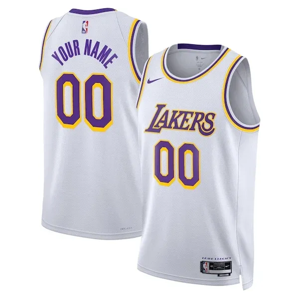 Los Angeles LAL Swingman Jersey - modern Basketball - White athletic