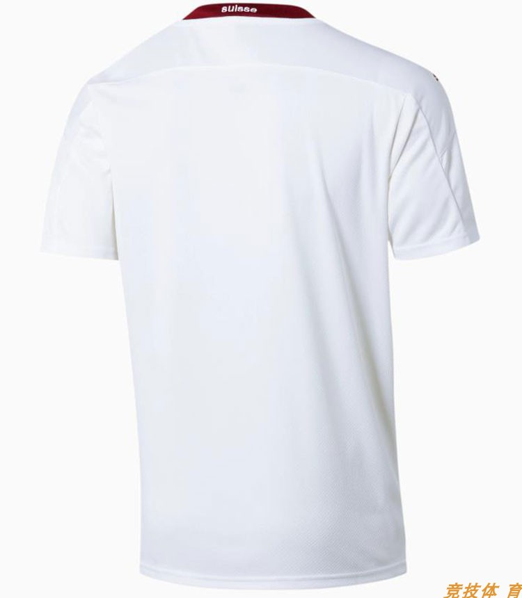 2020 Switzerland Away White Soccer Jersey Shirt - Official Replica