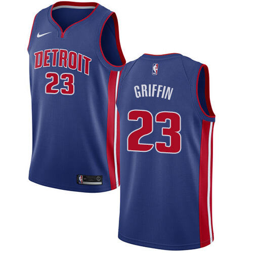 DET Blake Griffin #23 Performance 2024 Icon NBA Swingman Jersey Blue