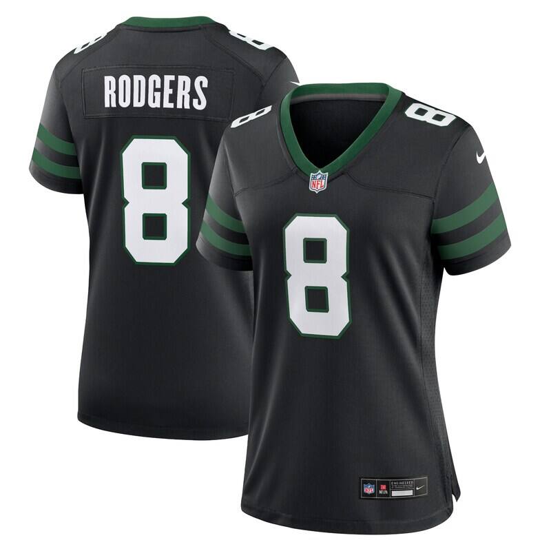 Aaron Rodgers New York Jets Nike Women's Alternate Game Jers...