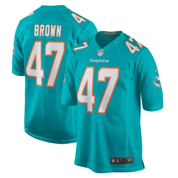 None Game Football Jersey - Aqua M | official NFL jersey | NFL Footbal