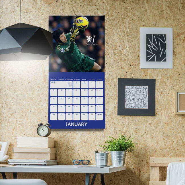 Chelsea Soccer Club Sleek Home Football Shirt (Calendar 2026)